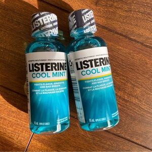 Listerine Cool Mint (2 travel size bottles)